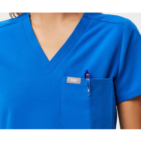 NWT FIGS Technical Collection Catarina One-Pocket Scrub Top - Picture 9 of 16